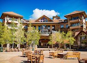 Fairmont Heritage Place, Franz Klammer Lodge Heritage plaza entrance