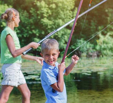 Fishing on Elks Pond